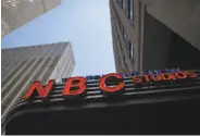  ?? Mary Altaffer / Associated Press 2017 ?? In the October-December quarter, NBCUnivers­al’s broadcast TV ad revenue fell 6.5 percent.