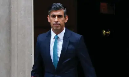  ?? Photograph: Victoria Jones/PA ?? Rishi Sunak at No 10 Downing Street, London, October 2022.