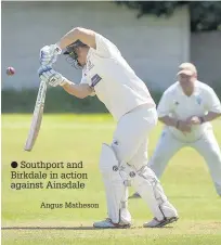  ?? Southport and Birkdale in action against Ainsdale Angus Matheson ??