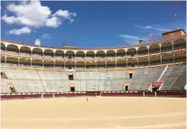  ??  ?? INSIDE. At Plaza de Toros de Las Ventas.