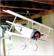  ?? Lynn Atkins/The Weekly Vista ?? The Red Baron would have flown a plane like this one in World War I, Alley said.