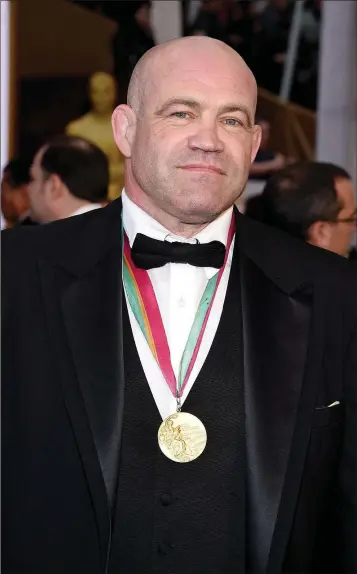  ??  ?? Wrestler Mark Schultz, subject of the film Foxcatcher, at the Academy Awards in 2015.