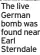  ??  ?? The live German bomb was found near Earl Sterndale