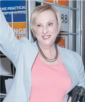  ?? WARD PERRIN/FILES ?? Janet Routledge is back on behalf of the NDP in Burnaby North after narrowly losing last time.