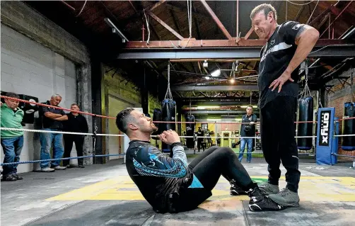  ?? GETTY IMAGES ?? Kevin Barry, right, and New Zealand heavyweigh­t Joseph Parker have worked well together for eight years but an end to their partnershi­p is no great surprise.