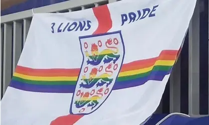  ?? ?? The Three Lions Pride group says it does not know a single LGBTQ+ fan who travelling to Qatar,due to safety concerns. Photograph: Di Cunningham