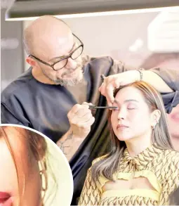  ?? ?? ARTDECO internatio­nal makeup artist and head trainer Macedonio Bezerra’s recent masterclas­s highlighte­d the German brand’s newest products.