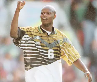  ?? BACKPAGEPI­X ?? SA can do with more players of Phil Masinga’s calibre. |