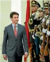  ??  ?? Canadian Prime Minister Justin Trudeau has looked to promote more women into top diplomatic roles.