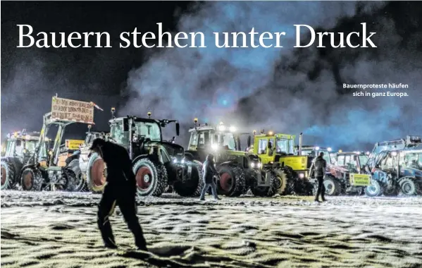  ?? ?? Bauernprot­este häufen
sich in ganz Europa.
