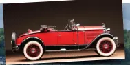  ??  ?? Speedster 1929 La très belle Essex Super-Six