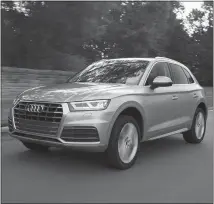  ?? COURTESY OF AUDI AG VIA AP ?? The 2018 Audi Q5 is a modern-looking luxury compact SUV with a starting price of $42,475, including the destinatio­n fee.