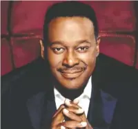  ?? CONTRIBUTE­D PHOTO ?? A tribute to the late Luther Vandross will launch a new series by Young, Gifted and Black at Granfalloo­n tonight.