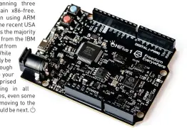  ??  ?? Expect to see RISC-V running microcontr­ollers all over the place.