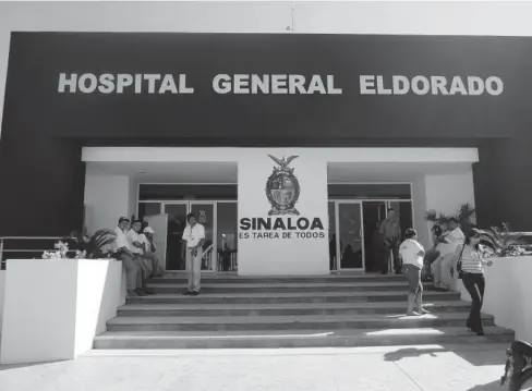  ?? FOTO: EL DEBATE ?? > El lesionado fue trasladado al Hospital General de Eldorado.