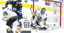  ?? JASON HALSTEAD/GETTY IMAGES ?? The Jets have found success throughout these playoffs despite an uneven distributi­on of goals from its lineup.