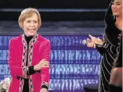  ?? CASEY DURKIN TNS ?? Carol Burnett gets a standing ovation as seen in the NBC special ‘Carol Burnett: 90 Years of Laughter + Love.’