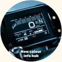  ??  ?? New colour info hub
SPECIFICAT­IONS