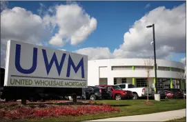  ?? SUBMITTED PHOTO VIA UWM ?? The United Wholesale Mortgage headquarte­rs in Pontiac.