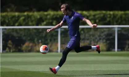  ??  ?? Harry Kane of Tottenham Hotspur takes part in a Spurs training session on 15 May. Photograph: Tottenham Hotspur FC/Tottenham Hotspur FC via Getty Images