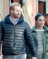  ??  ?? Insieme
Il principe Harry e Meghan Markle, uniti dal 2016