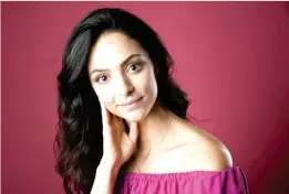  ??  ?? Tala Ashe, a cast member in the CW series ‘DC’s Legends of Tomorrow,’ poses for a portrait during the 2017 Television Critics Associatio­n Summer Press Tour in Beverly Hills, Calif. (AP)