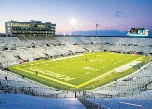  ?? STAFF FILE PHOTO ?? A laswuit filed by UCF claims the school was “severely damaged” by defects to Spectrum Stadium.