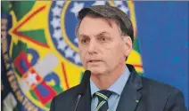  ?? JOÉDSON ALVES / EFE ?? Indagación. La Fiscalía de Brasil analiza el caso del presidente Bolsonaro.