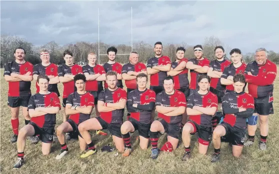  ?? ?? Haywards Heath Rugby Club’s current first XV squad - just one branch of the club that will benefit from the major new sponsorshi­p deal with Focus Group