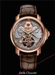  ??  ?? Emile Chouriet
Tourbillon