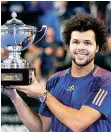  ??  ?? Exitoso. Este 2017 recuperó la mejor versión de Jo-wilfried Tsonga. Ha ganado dos torneos.