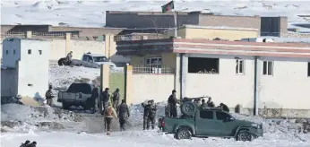  ??  ?? A Taliban Humvee full of explosive materials targeted the building followed by an attack by several insurgents. Despite talks between Taliban leaders and US officials, attacks have increased EPA