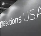  ?? JOHN MINCHILLO, AP ?? A Facebook elections sign from Aug. 6, 2015.