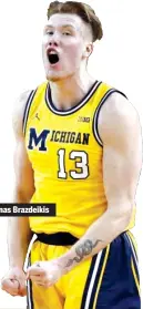  ??  ?? Ignas Brazdeikis