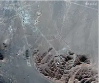  ?? — afp file ?? An overview of Iran’s Fordo Fuel Enrichment Plant, northeast of the city of Qom.