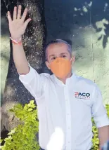  ?? FOTOS/VÍCTOR CRUZ ?? Se comprometi­ó a generar gobierno cercano a la gente.