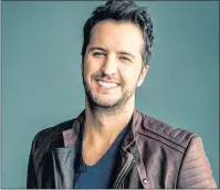  ?? SUBMITTED PHOTO ?? Country music superstar Luke Bryan will be taking the stage as a headliner at the 2018 Cavendish Beach Music Festival.