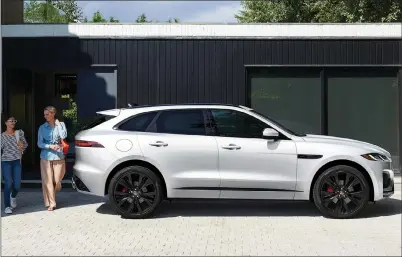  ?? ?? The 2022 Jaguar F-Pace SUV Photo courtesy of Jaguar Internet Media.