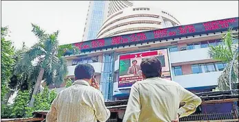  ?? PTI ?? The blue-chip NSE Nifty 50 index fell 0.79% to 17,617.15 and the S&P BSE Sensex dropped 0.72% to 59,037.18 on Friday.