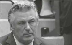  ?? JOHN MINCHILLO/AP ?? IN THIS SEPT. 12 PHOTO, ALEC BALDWIN watches the men’s singles final of the US Open tennis championsh­ips in New York.