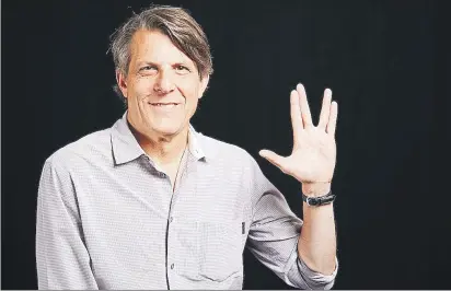  ?? AP PHOTO ?? In this June 29 photo, lawyer-turned-director Adam Nimoy, son of the late Star Trek actor Leonard Nimoy, poses for a portrait in New York to promote his documentar­y about his father, “For the Love of Spock”.