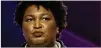  ??  ?? Brian Kemp (left) and Stacey Abrams have clear opinions about the president, but neither is making them centerpiec­e of their campaign.