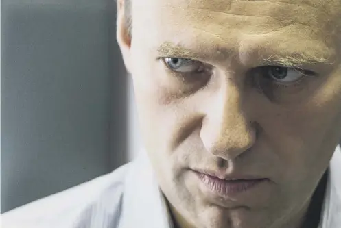  ??  ?? 0 Politician and corruption investigat­or Alexei Navalny is a fierce opponent of Russian president Vladimir Putin