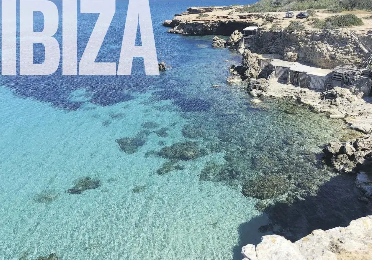  ?? PHOTOS: MARY WINSTON NICKLIN/THE WASHINGTON POST ?? Hikers who climb to Torre d’en Rovira, an ancient fortified tower in Ibiza, are rewarded with beautiful vistas of the craggy coastline.