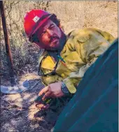  ?? FAMILY PHOTO — COURTESY OF U.S. FOREST SERVICE ?? Charles Morton, a squad boss with the Big Bear Interagenc­y Hotshot Crew of the San Bernardino National Forest in San Bernardino. Morton died in San Bernardino National Forest as crews battled the El Dorado Fire.