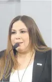  ??  ?? Patricia Samudio, titular de Petróleos Paraguayos.