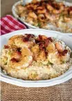  ?? HILLARY LEVIN/ST. LOUIS POST-DISPATCH/TNS ?? Shrimp and grits, topped with crispy bacon.