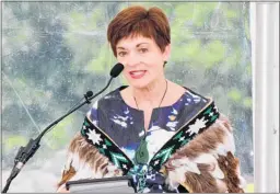  ??  ?? Queen’s representa­tive, Governor-General Dame Patsy Reddy.