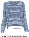  ?? rachelroy.com ?? RACHEL RACHEL ROY Fringe Front Sweater, $99, (888) 750-0191, rachelroy.com