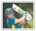  ??  ?? Alyssa Healy in action.